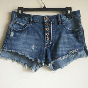 Free People Runway Slouch Cutoffs Shorts